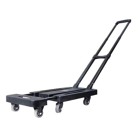 Tool & Equipment Trolleys Foldable Hand Flatbed Trolley Cart 6 X 360 Degree Rotating Wheels With Maximum Load 200Kg