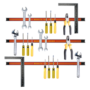 3 X 61Cm Magnetic Wall Mounted Tool Holder Storage Organiser Garage Workshop