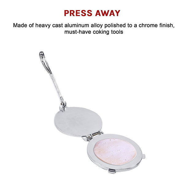 20Cm Premium Tortilla Press Flat Bread Maker Taco Roti Chapati Health Food Pastry