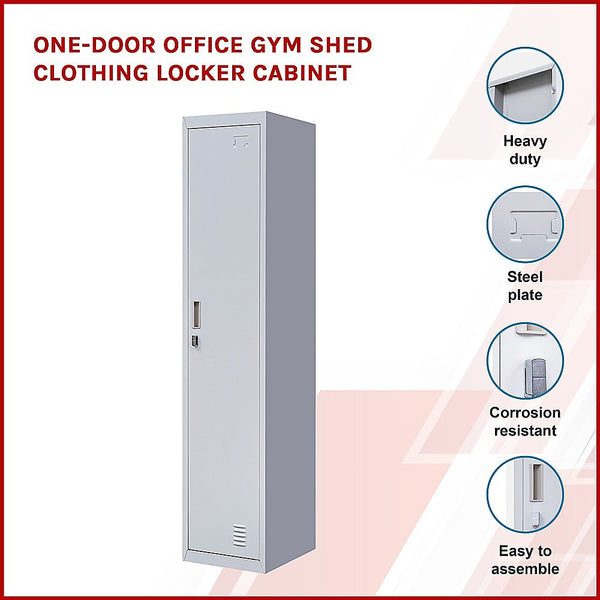 Cabinets & Cupboards One Door Office Gym Shed Clothing Locker Cabinet