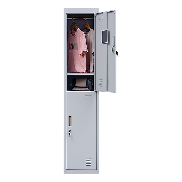 Cabinets & Cupboards 2 Door Vertical Locker For Office Gym Shed School Home Storage