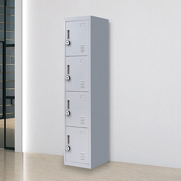 Cabinets & Cupboards 4 Door Vertical Locker For Office Gym Shed School Home Storage