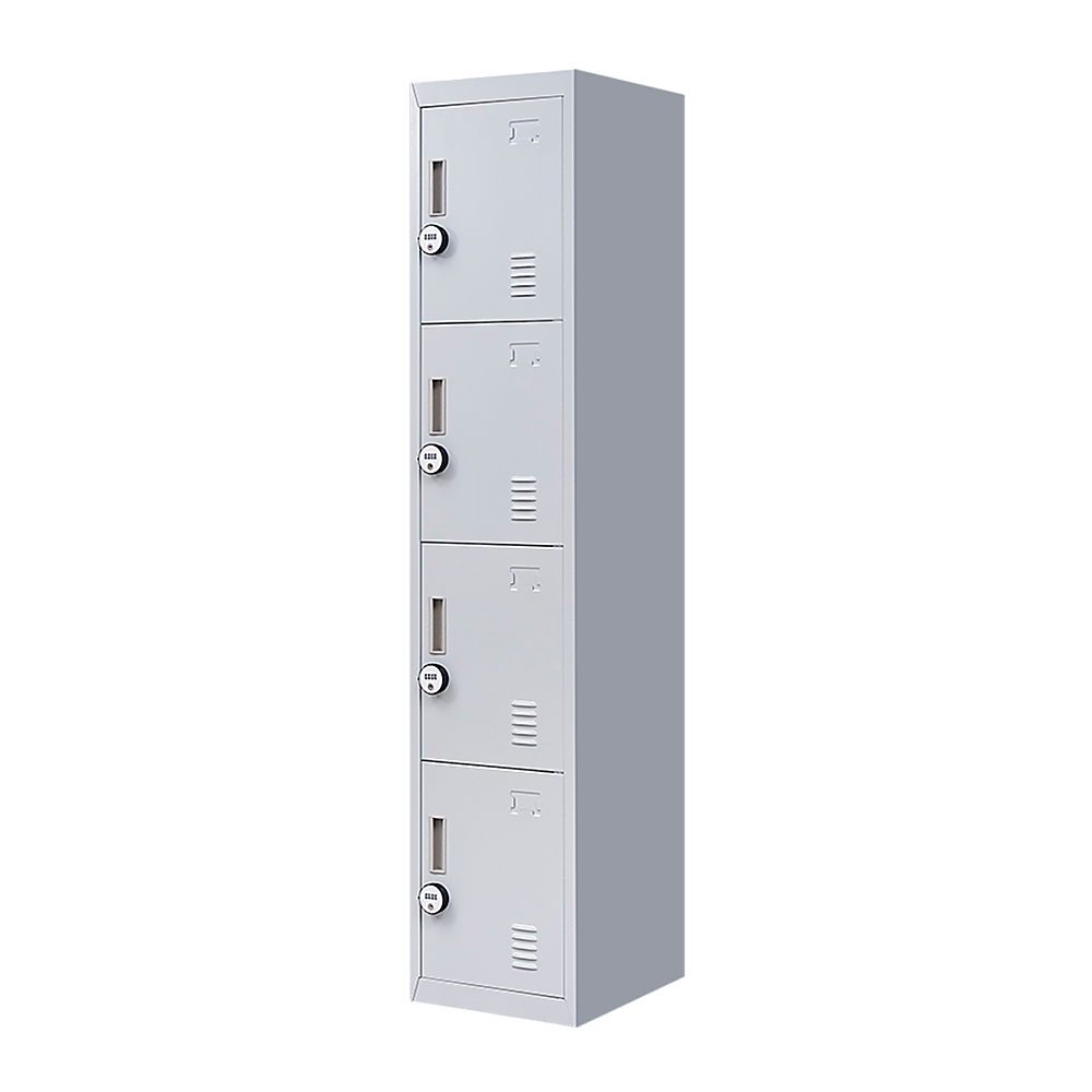 Cabinets & Cupboards 4 Door Vertical Locker For Office Gym Shed School Home Storage