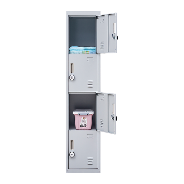 Cabinets & Cupboards 4 Door Vertical Locker For Office Gym Shed School Home Storage