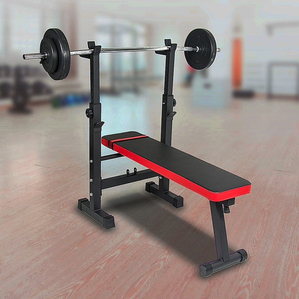 Weights Benches Folding Flat Weight Lifting Bench Body Workout Exercise Machine Home Fitness