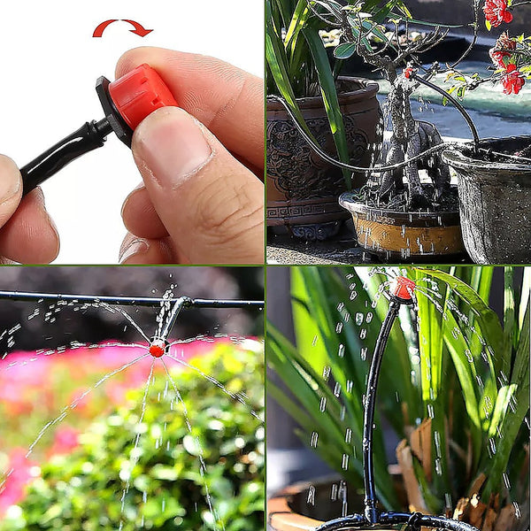 Hoses 50M Meter Hose Garden Irrigation System Plant Watering Diy Micro Drip Kits By Randy