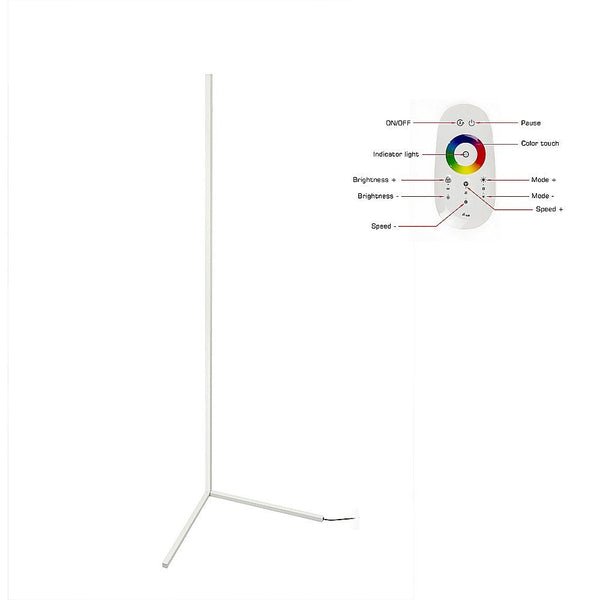 Floor Lamps Modern Colour Rgb Minimalist Led Corner Floor Lamp White Mood Lighting