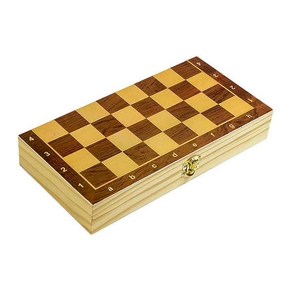 Board Games Chess Folding Large Wooden Chessboard Set Toy Gift