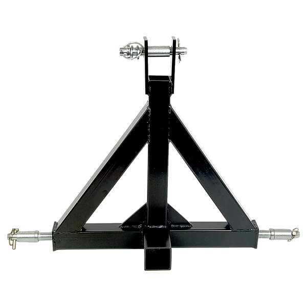 Tow Balls Heavy Duty Steel 3 Point 2" Trailer Hitch Receiver Tow Drawbar For Cat 1 Tractor