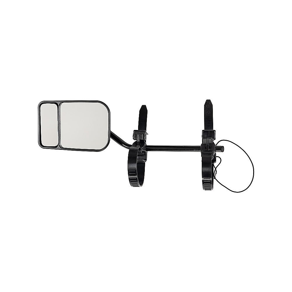 Mirrors 2X Towing Pair Clip On Multi Fit Clamp Caravan 4X4 Trailer