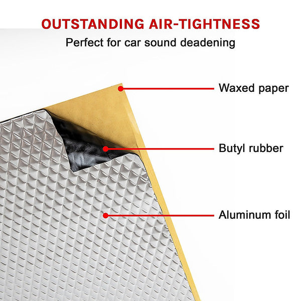 Car Sound Deadeners Sound Deadener Roll Car Insulation Mat 30% Thicker Noise Proofing Heat Shield