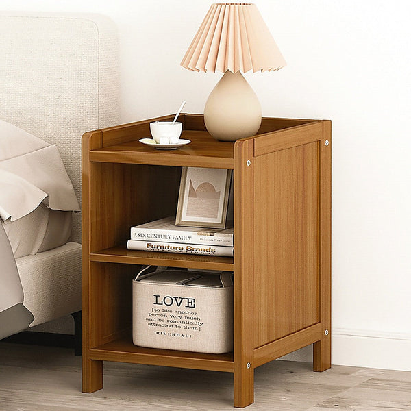 Bedside Tables Bamboo Bedside Table Nightstand Storage Bedroom Sofa Side Stand