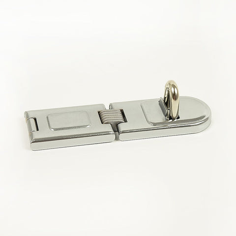 Security Lock Hardened Steel Fixed Staple Hasp 6-1/4 In.