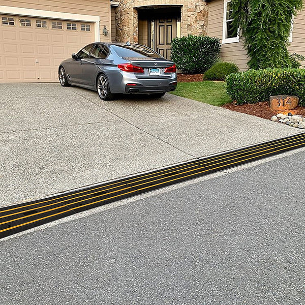 Driveway Ramps Car Driveway Curb Ramp Rubber 10,000 Kg Industrial Capacity