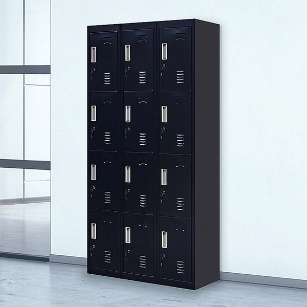 Cabinets & Cupboards 12 Door Locker For Office Gym Shed School Home Storage With Keys