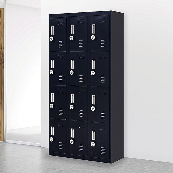 Cabinets & Cupboards 12 Door Locker For Office Gym Shed School Home Storage 4 Digit Combination