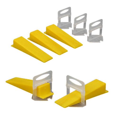 Cutting Tools 1000X Tile Leveling System Clips Levelling Spacer Tiling Tool Floor Wall 1.5