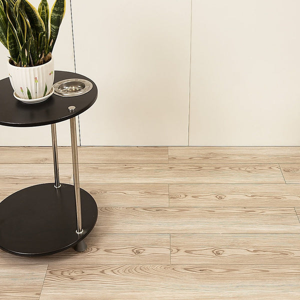 Vinyl Flooring Vinyl Floor Tiles Self Adhesive Flooring Water Dyed Walnut Black Wood Grain 16 Pack 2.3Sqm