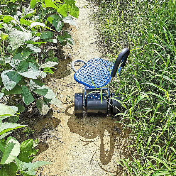 Garden Kneelers & Seats Gardening Seat Portable Height Adjustable Folding Stool Kneeling Pad