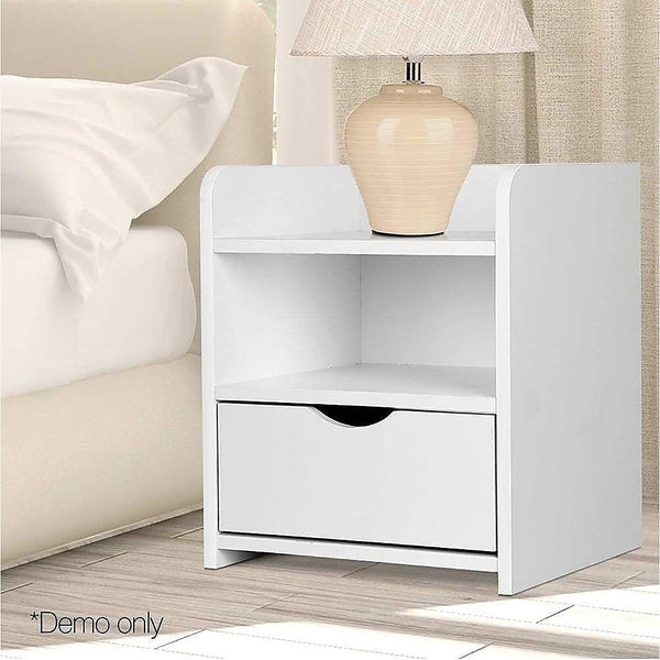 Bedside Tables Bedside Table Side Nightstand Storage Drawer Shelf Bedroom Unit