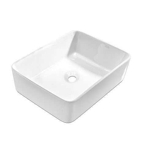 Bathroom Sinks Ceramic Bathroom Basin Vanity Sink Square Above Counter Top Mount Bowl