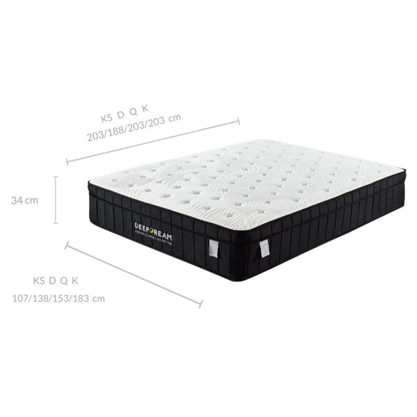 Mattresses Charcoal Infused Super Firm Pocket Mattress King Single