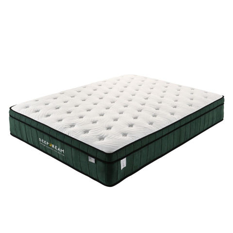 Mattresses Green Tea Cool Gel Memory Foam Mattress 36Cm 5 Zone Queen