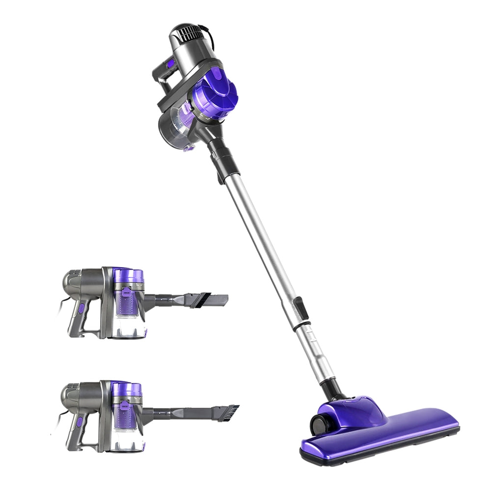 Vacuum Cleaners Devanti Corded Handheld Bagless Vacuum Cleaner Purple And Silver