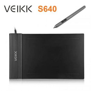 Veikk S640 Graphic Tablet X Inch Ultra Thin Osu Drawing With Battery Free Pen