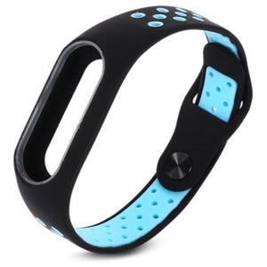 Watch Bands Ventilate Wristband For Xiaomi Mi Band 2 Blue