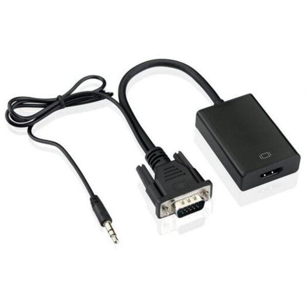 Monitor/AV Cables & Adapters 1080P Full Hd Vga To Hd Compatible Converter Adapter Cable With Audio Output