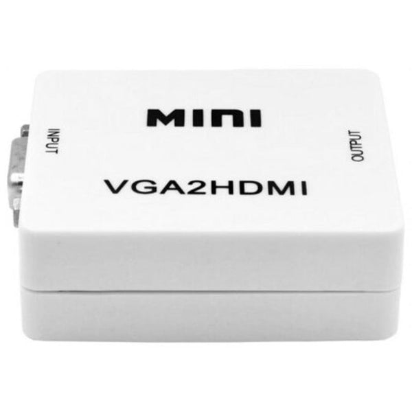 Monitor/AV Cables & Adapters Vga To Hdmi Converter White