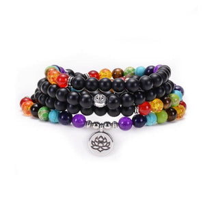 Necklaces & Pendants Volcanic Stone Chakra Bead Bracelet Necklace