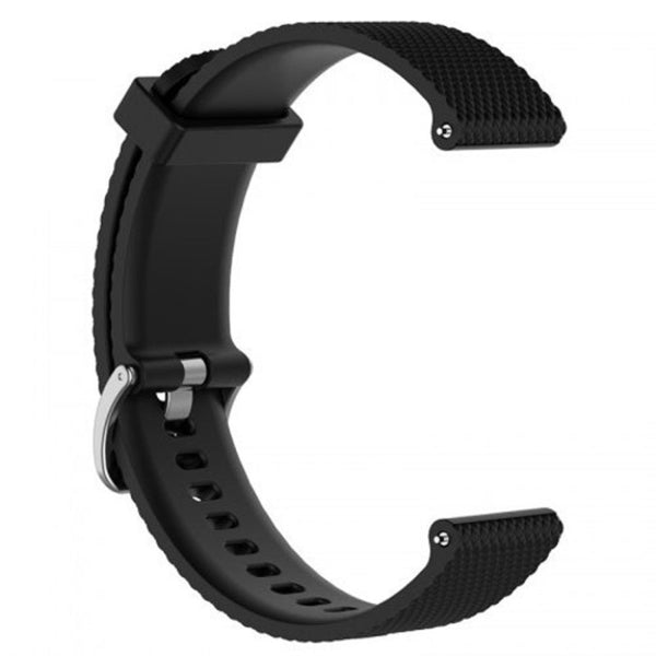 Watch Strap Watchband For Samsung Gear Sport / Garmin Vivoactive 3 Vivomove Hr Black