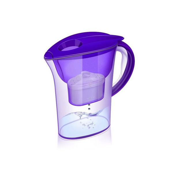 Water Filter Kettle 2.5L Purifier Pitcher Jug Strainer Cup Purple