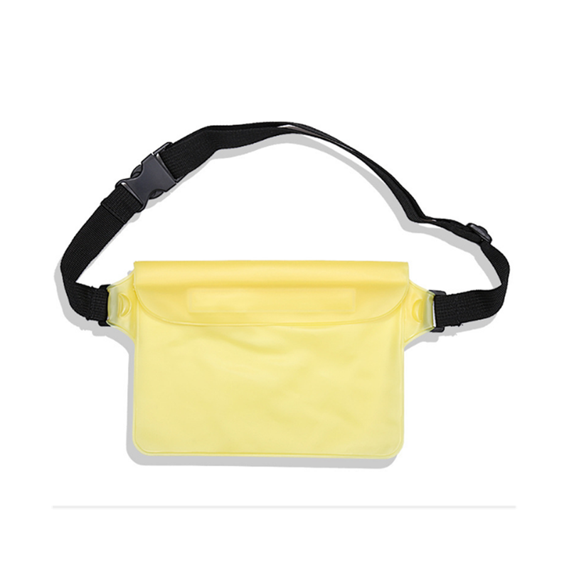 Waist Packs & Bags Drifting Swimming Bag Three Layer Sealed Waterproof Waistbag Yellow