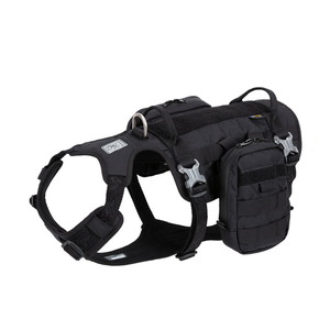 Whinhyepet Military Harness Black L