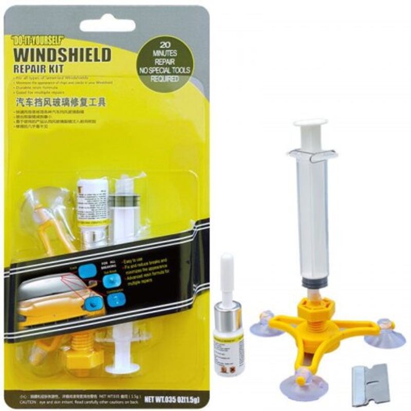 Windshield Repair Kits & Tools Windshield Repair Kit Mustard