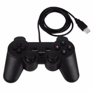 Controllers & Attachments Wired Usb Game Controller Joypad For Pc Computer Laptop Black