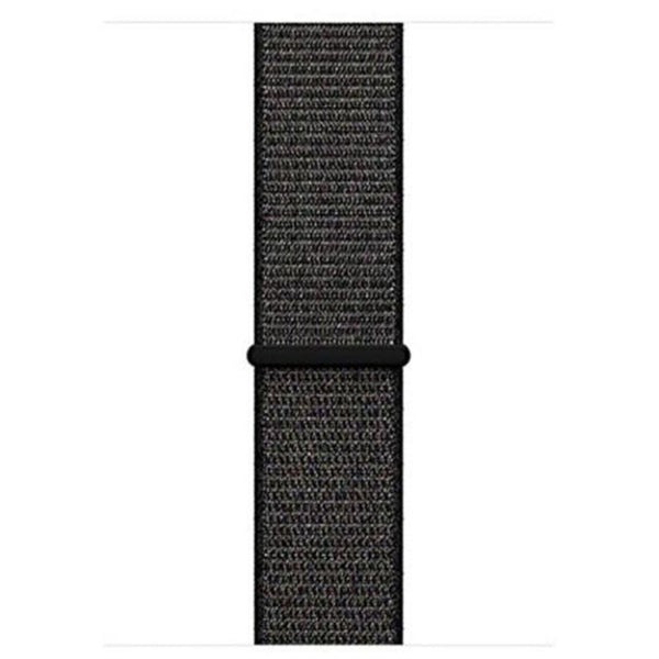 Watch Bands Woven Nylon Sport Loop Band Adapter For Fitbit Ionic Black