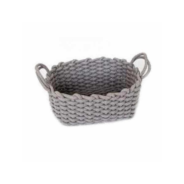 Woven Rope Basket Home Storage Solutions Decor