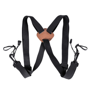 Straps & Hand Grips X Shaped Harness Strap Best Chest For Hunters Photographers And Golfers Black