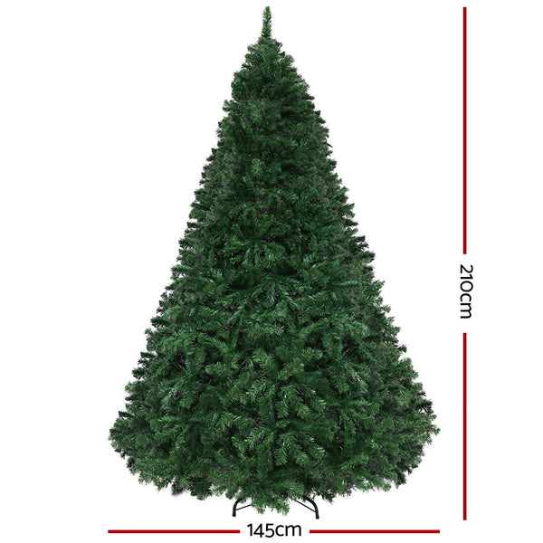 Seasonal Decorations Jingle Jollys Christmas Tree 2.1M Xmas 2800 Led Lights Modes Multi Colour