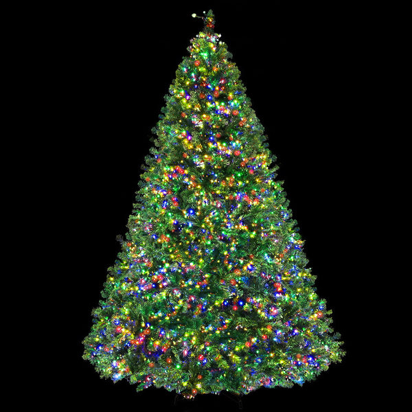 Seasonal Decorations Jingle Jollys Christmas Tree 2.4M Xmas With 3190 Led Lights Multi Colour