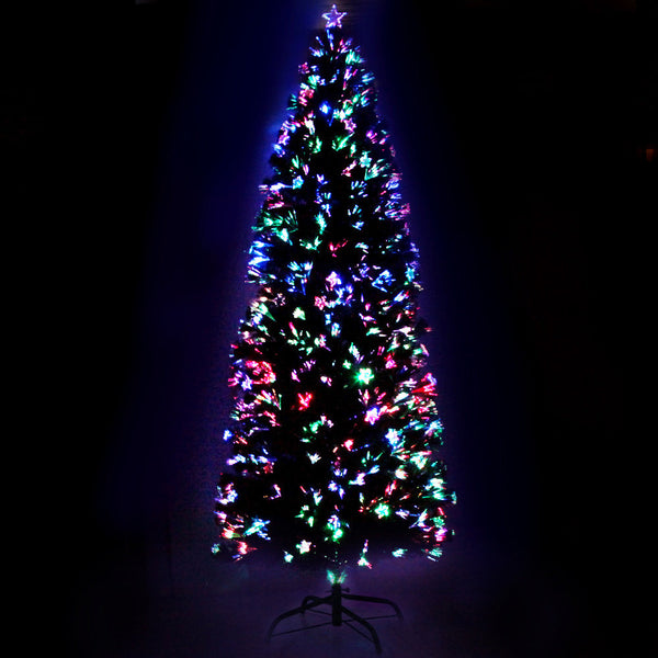 Seasonal Decorations Jingle Jollys Christmas Tree 2.4M Led Xmas Trees With Lights Multi Colour