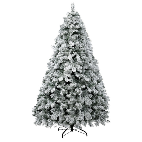 Seasonal Decorations Jingle Jollys Christmas Tree 2.1M Xmas Trees Decorations Snowy 859 Tips