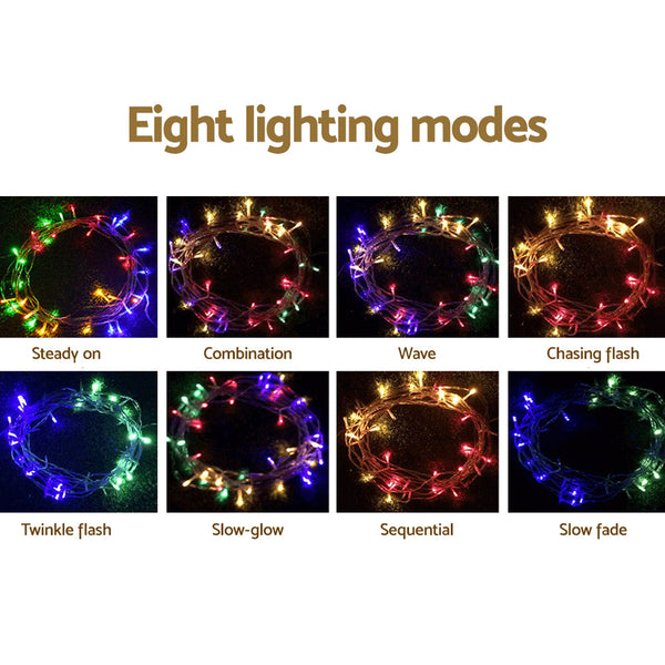 Seasonal Decorations Jingle Jollys 100M Christmas String Lights 500Led Multi Colour