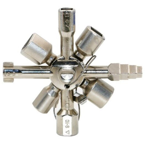 Y 01 Multi Function One In Triangle Emergency Key Wrench Silver