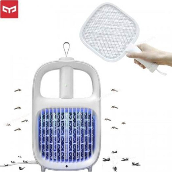 Usb Charging Mosquito Swatter Led Ultraviolet Lampmillet Ecological Product White