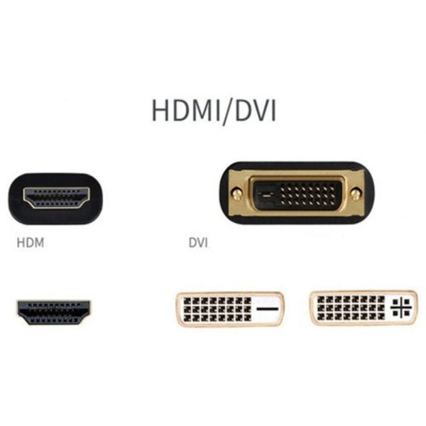 Monitor/AV Cables & Adapters Hdmi To Dvi Cable 1.8M Black